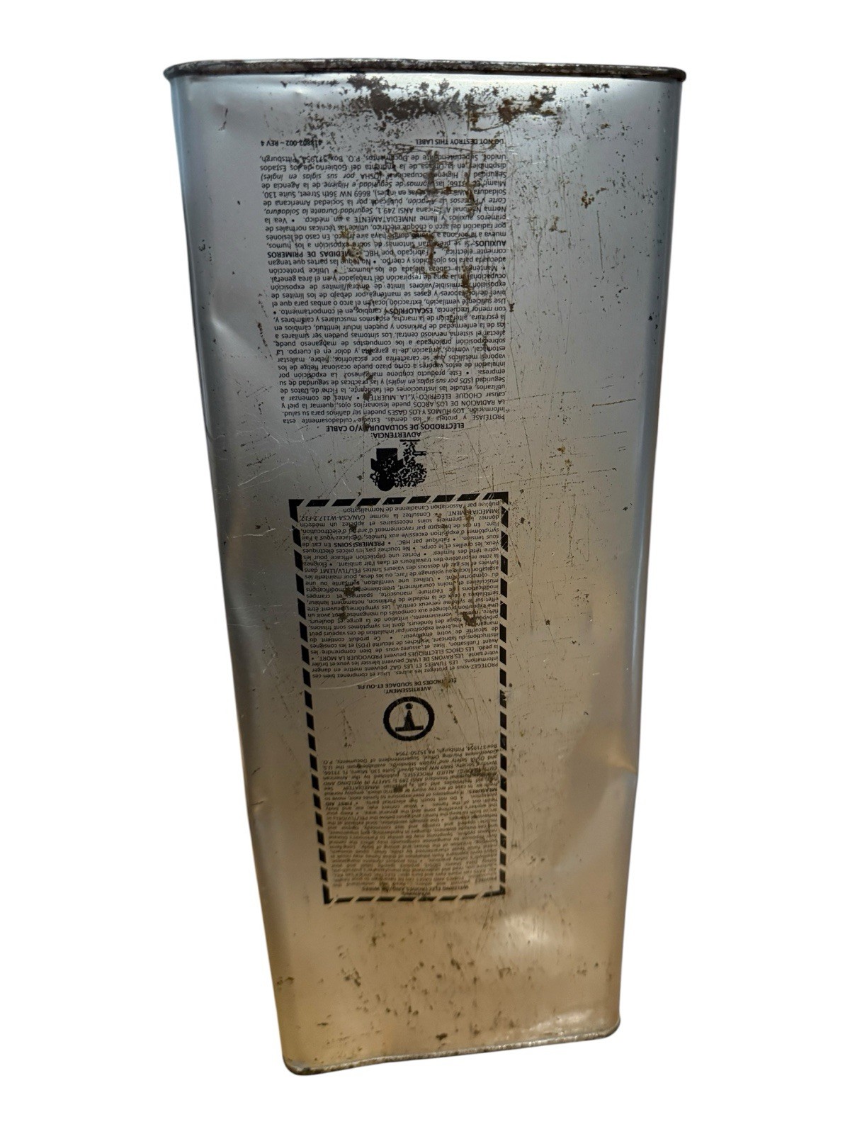 RADNOR 6010 Carbon Steel Welding Electrodes, 14″ (Airgas) 50 lb Can