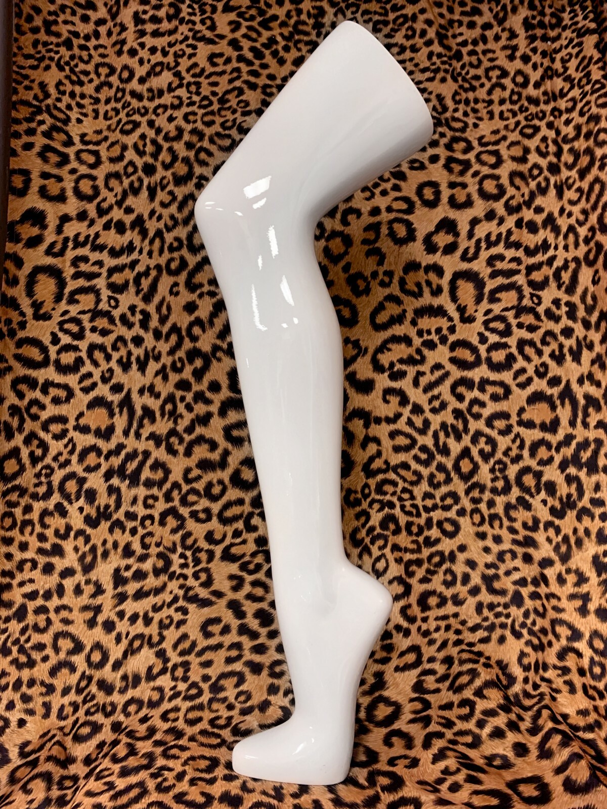 Modern Female Mannequin Weighted Leg Counter Boot Stocking Display Fetish Oddity