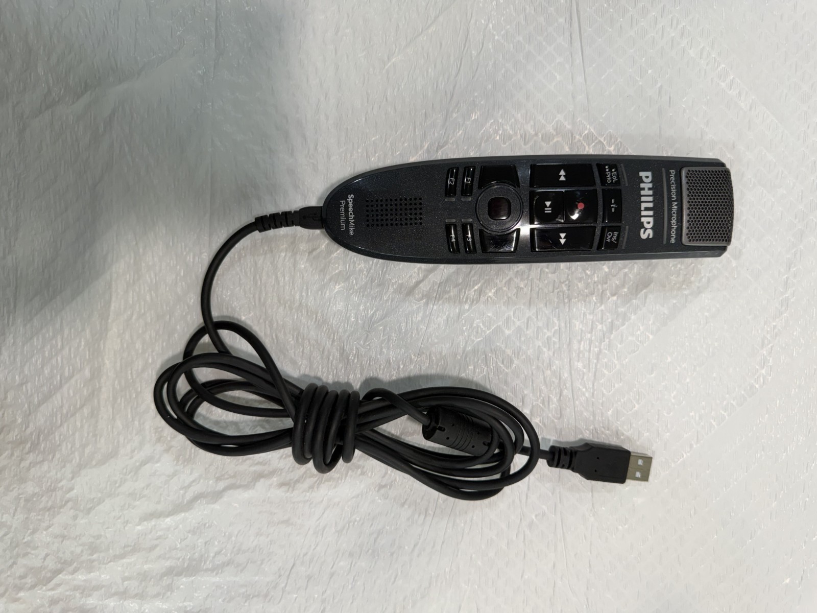Philips SMP3700/00 Speech Mike Premium USB Dictation Wired Microphone
