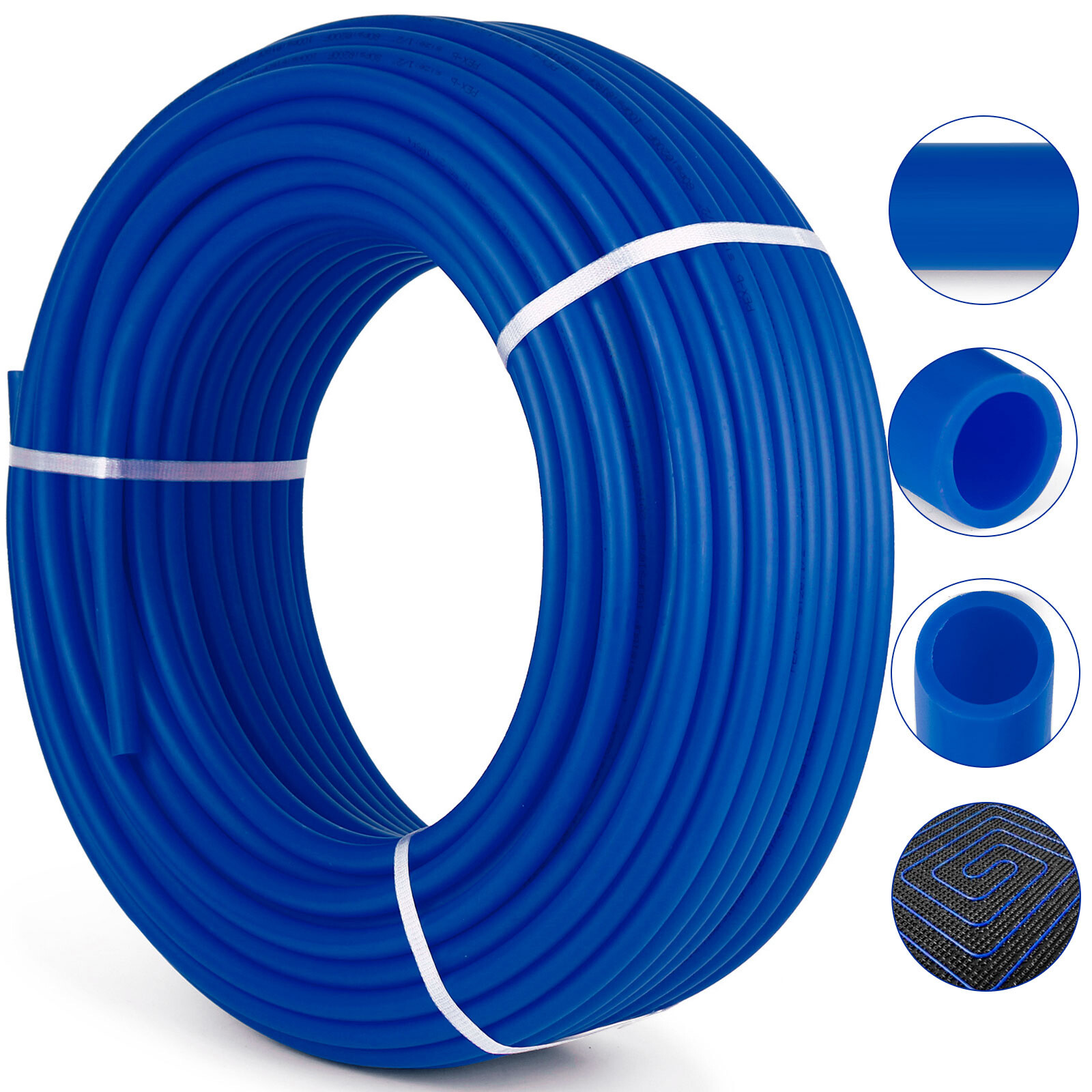 VEVOR 3/4″ – 500′ coil-BLUE Certified PEX Tubing Htg/Plbg/Potable Water