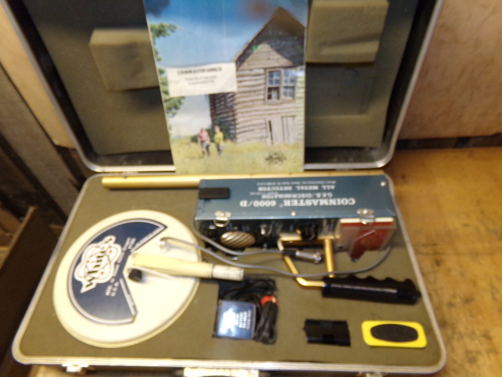Vintage Whites Electronics Coinmaster 6000/D ALL METAL DETECTOR W/Accessories