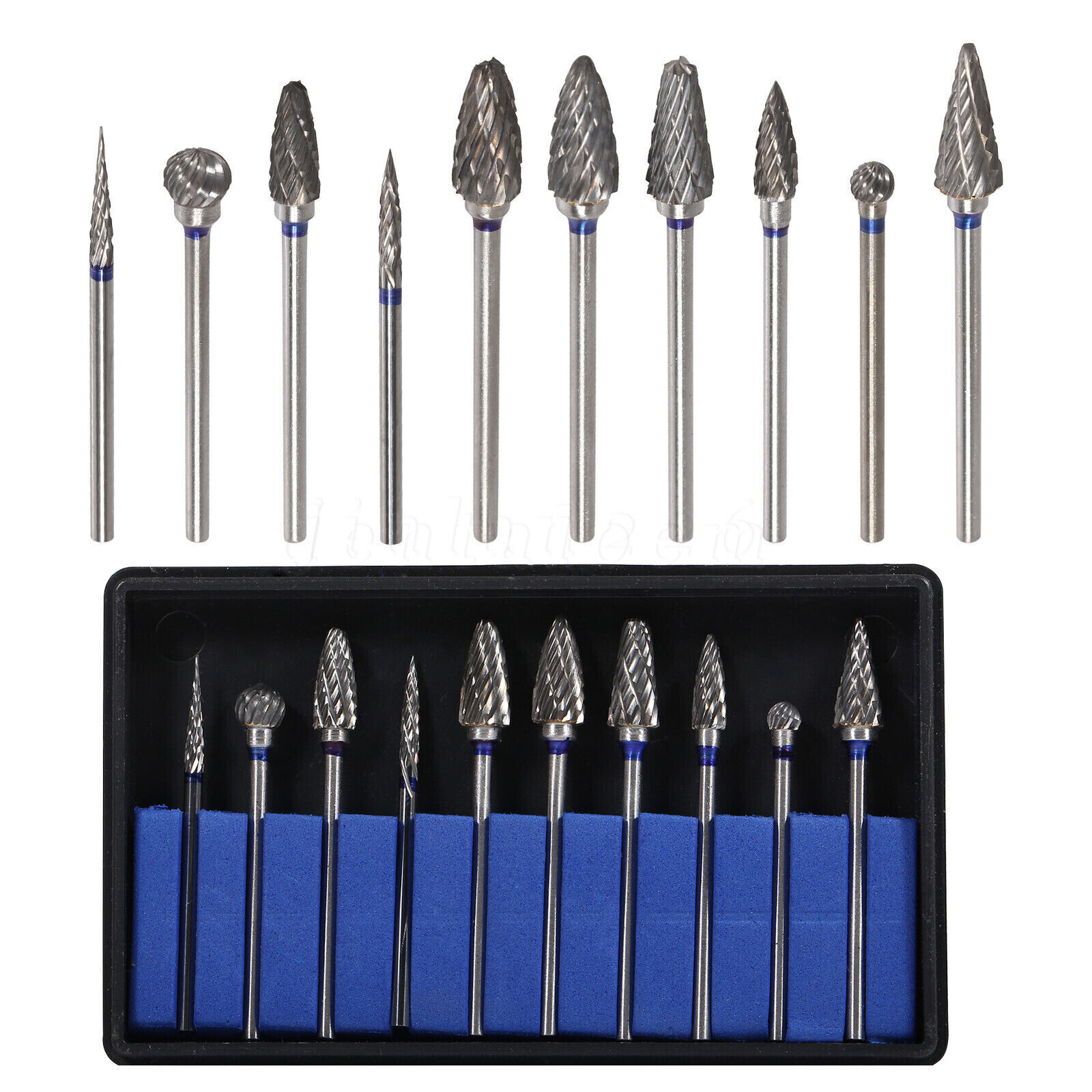 10 Pcs Tungsten Carbide HP Dental Acrylic Bur Drill Coarse Cutter 2.35mm Shank