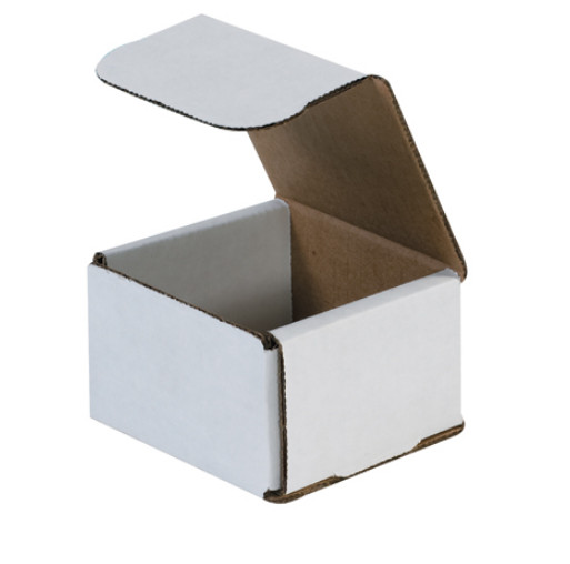 50 Pack 3x3x3 White Corrugated Shipping Mailer Packing Box Boxes 3″ x 3″ x 3″