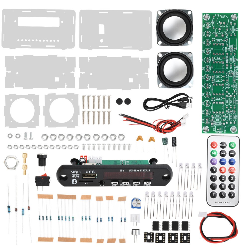 DIY Bluetooth Speaker Kit FM Radio DIY Electronic Kit Soldering Practice Project