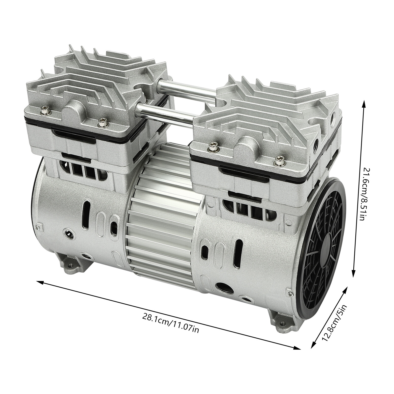 Oil-Free Silent Air Pump Small Air Pump Head Motor Air Compressor Head 800W