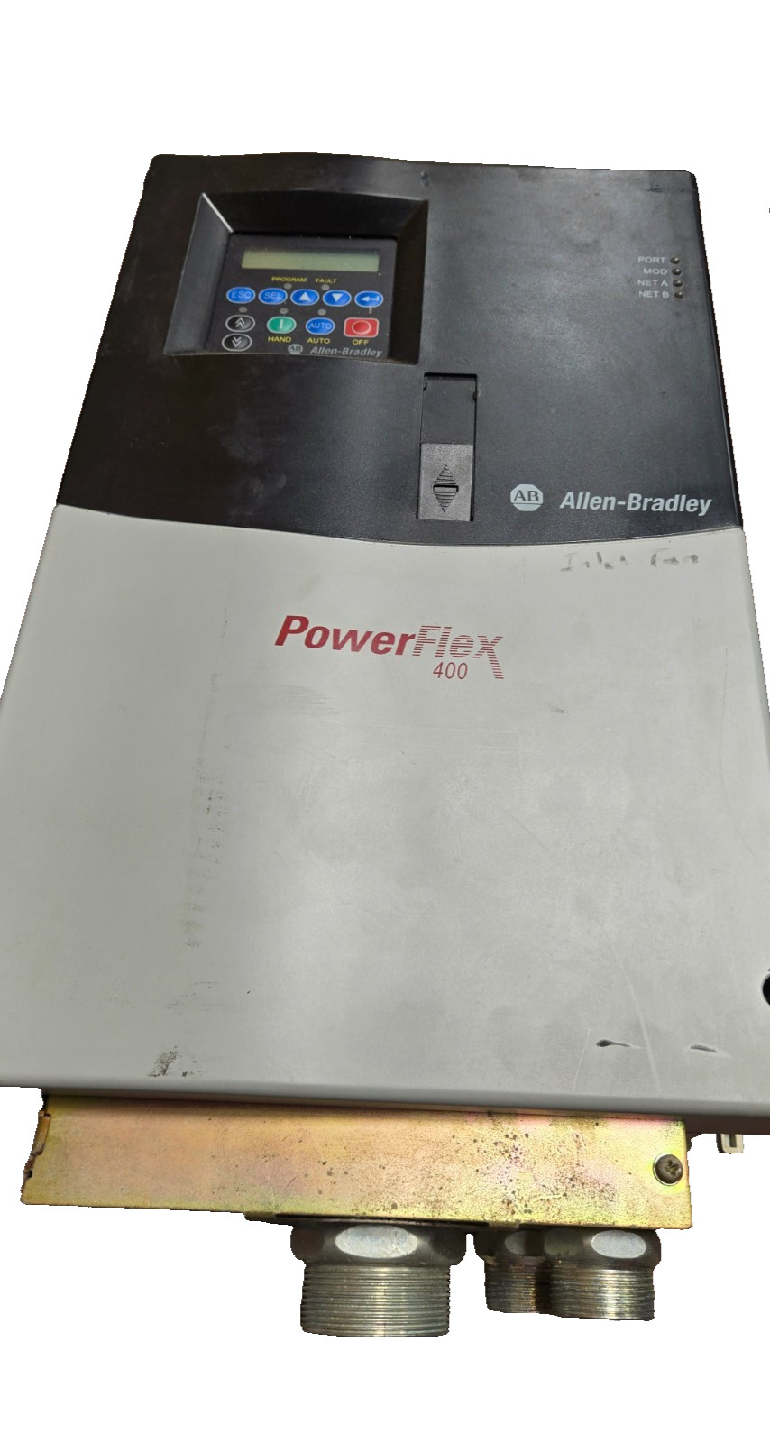 Allen-Bradley PowerFlex 400 AC Drive, 480 VAC, 3 Phase, 40 HP, 60 Amps