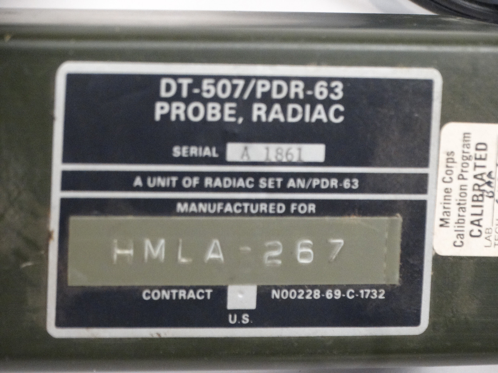 1969 Vietnam War US Navy AN/PDR-63 Radiac Set (NUCOR Corp) VINTAGE