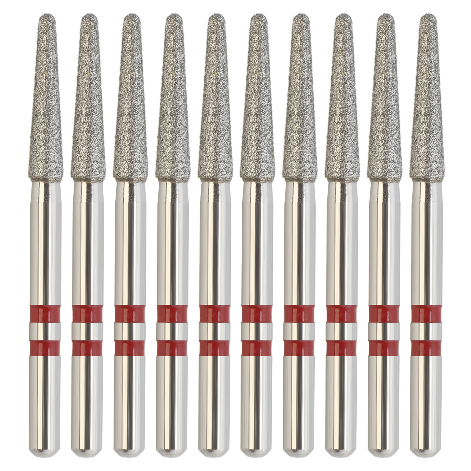 Diamond Bur Zirconia Cutting Friction Grip Round End Taper Fine Grit Z856/018F