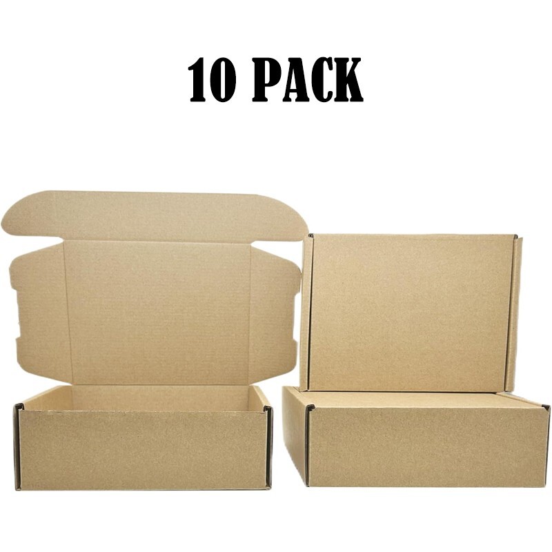 6x4x2 inch brown shipping box for packaging mailing gifts 10/20 pcs