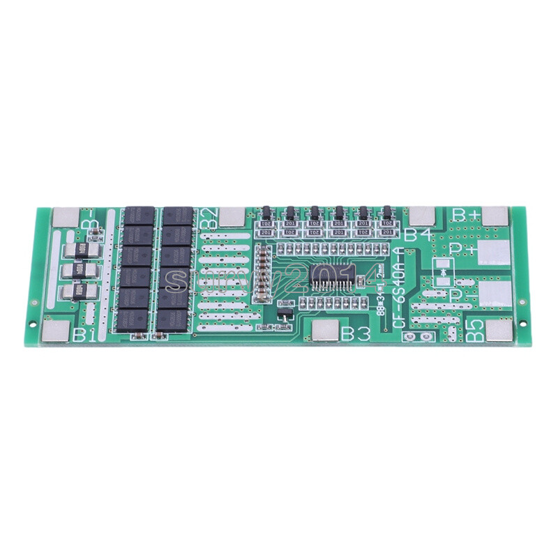 24V 6S 40A 18650 Li-Ion Lithium Battery Poretect Board Solar Light Bms Pcb