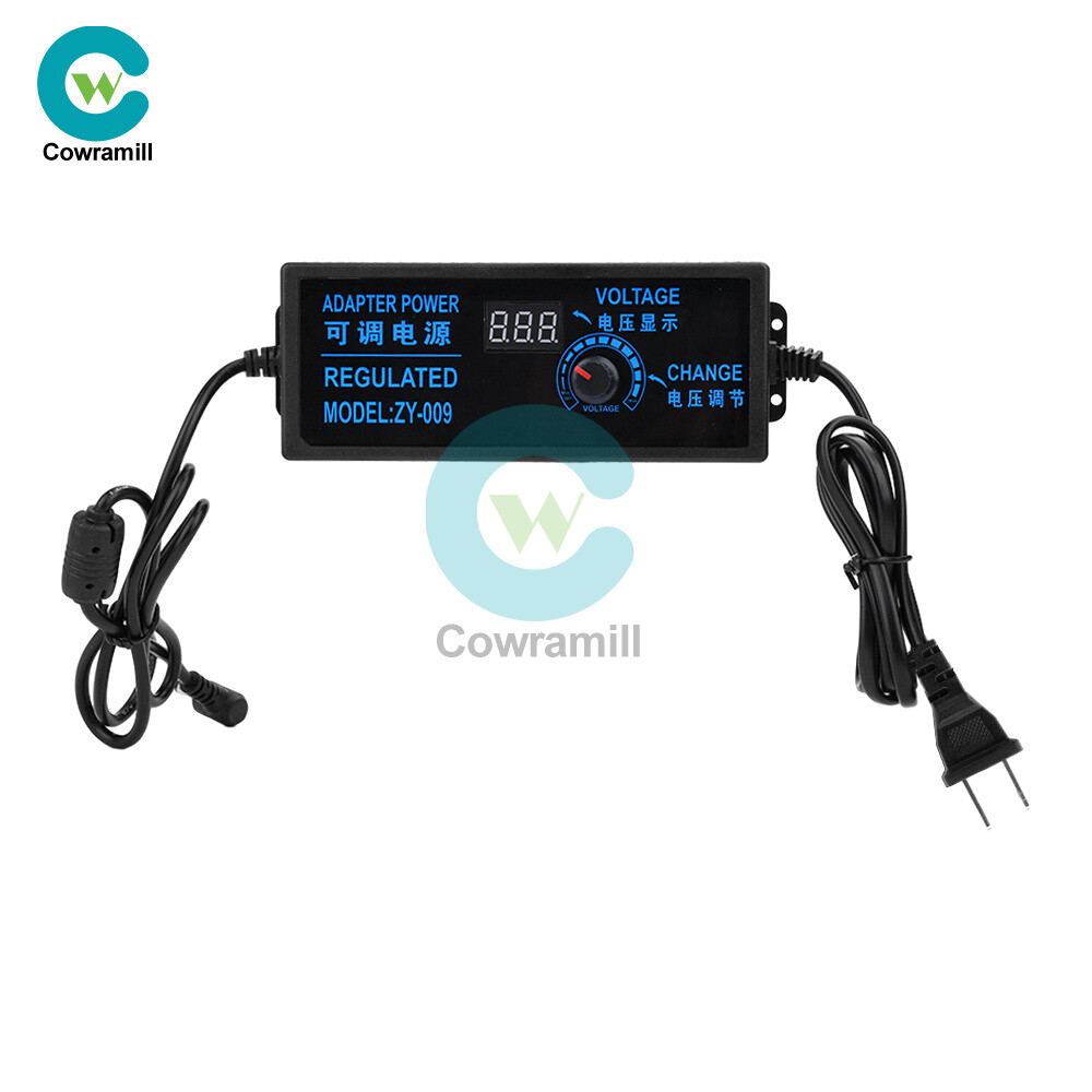 Adjustable AC-DC Power Supply Adapter Charger Variable Voltage 3V-24V Universal