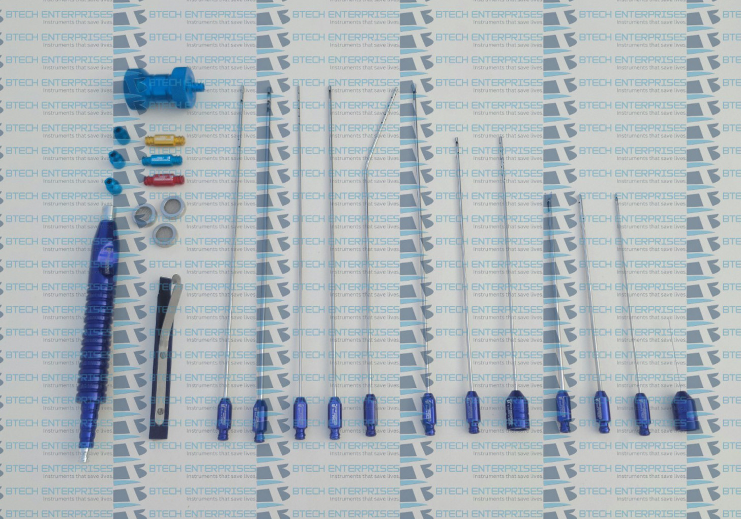 Liposuction Cannula Set For Fat Harvesting & Transfer Set of 24 Lipo Cosmetic