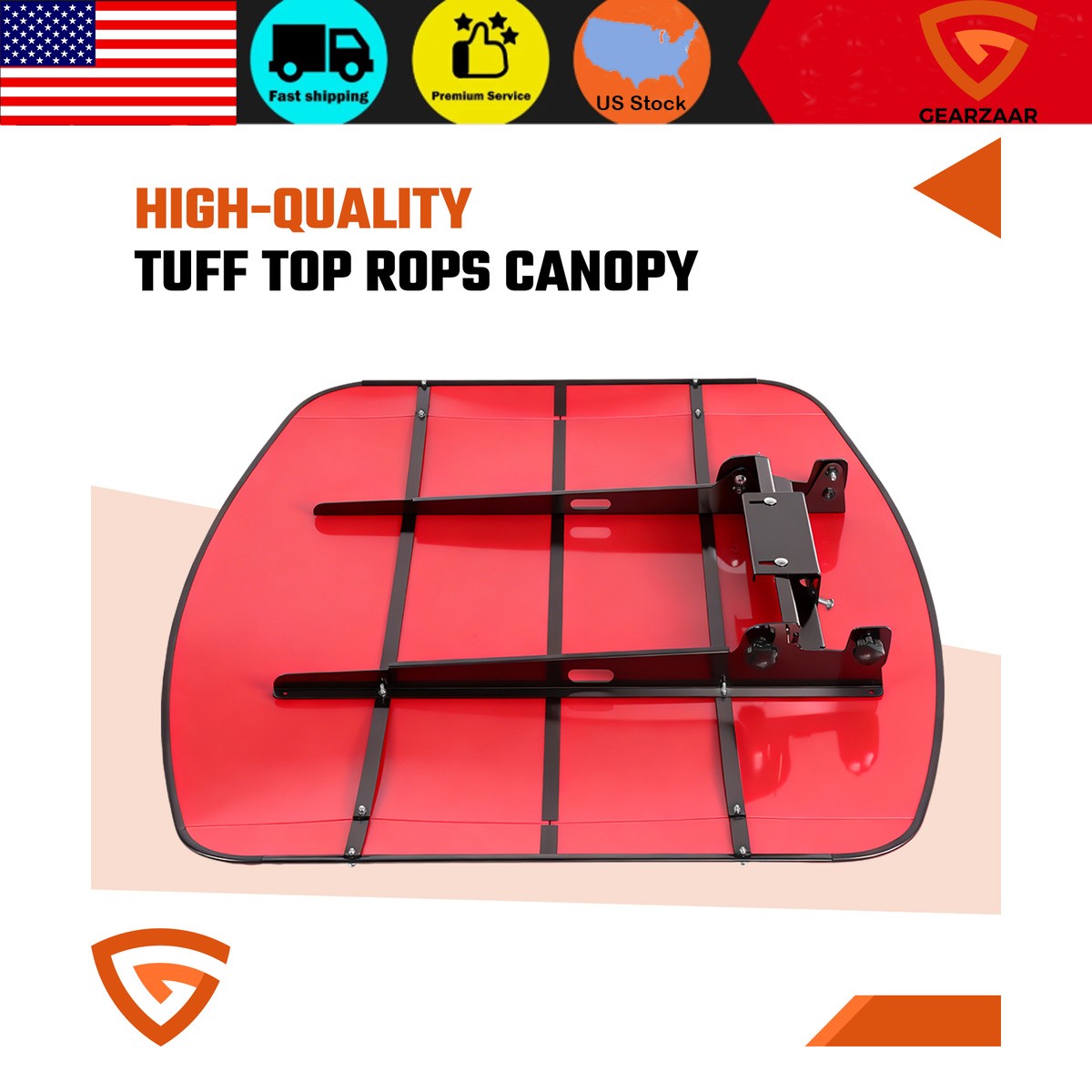 Sun Shield Tuff Top Tractor Canopy For 2″ x 2″ or Shield Tuff Top Tractor Canopy