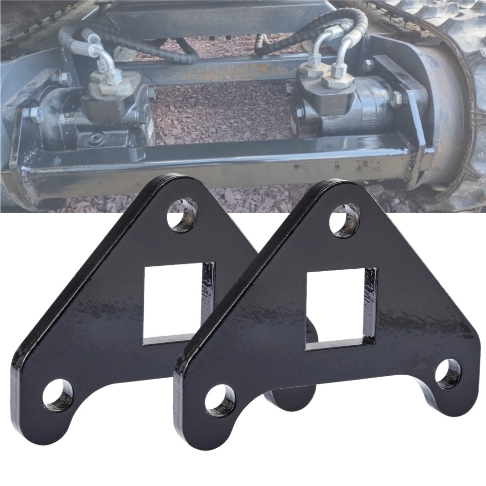 2Pcs Chinese Mini Excavator Drive Motor Reinforcement Brackets