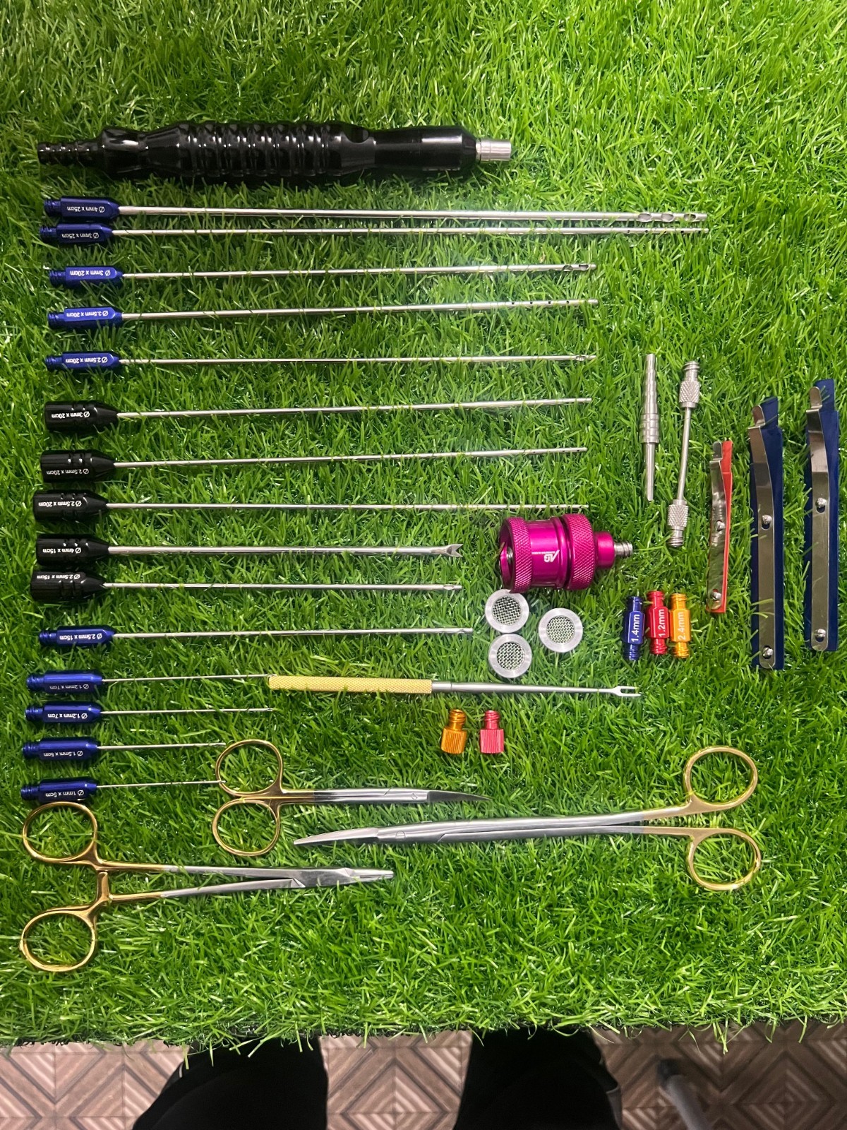 Liposuction cannulas Set for face and neck