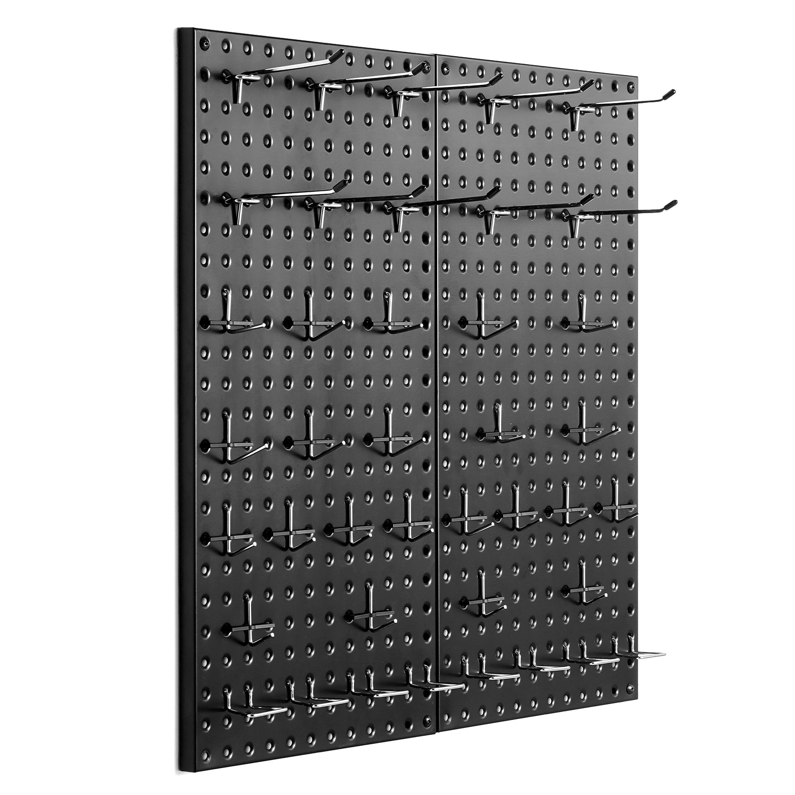 VEVOR Metal Pegboard Panels 2Pcs 24″ x 12″Wall Organizer for Garage Tool Storage