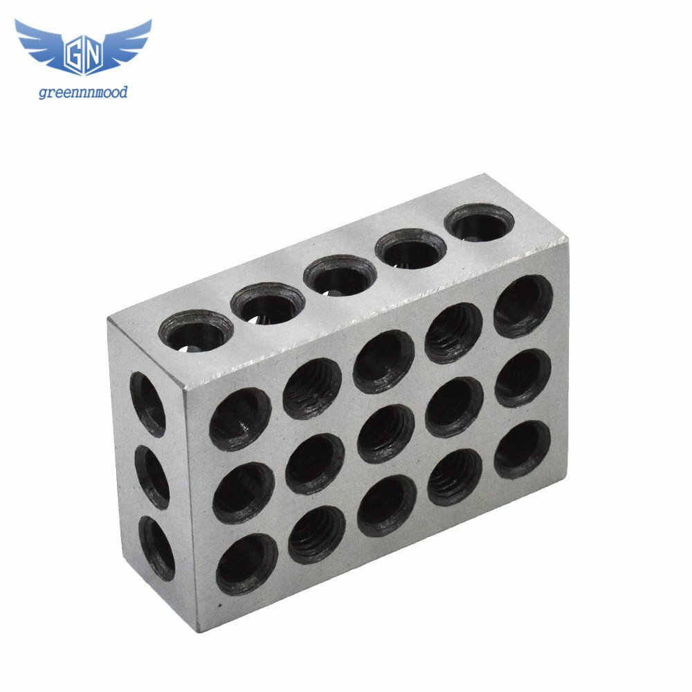 1 Matched Pair Ultra Precision 1-2-3 Blocks 23 Holes .0002″ Machinist 123 Jig