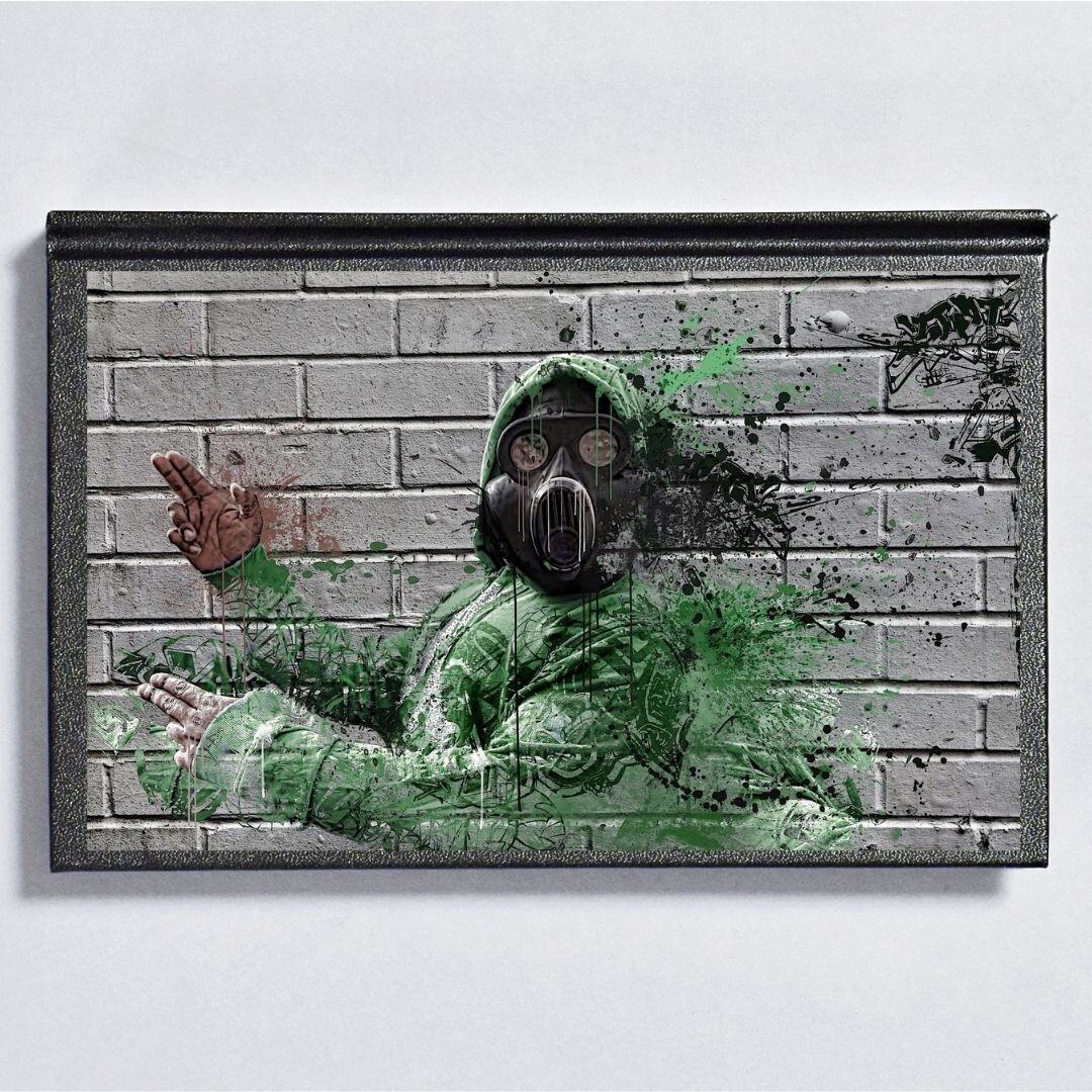 GAS MASK Graffiti A5 SKETCHBOOK! 200 QUALITY PAGES ~ A5 8.26 x 5.8 in