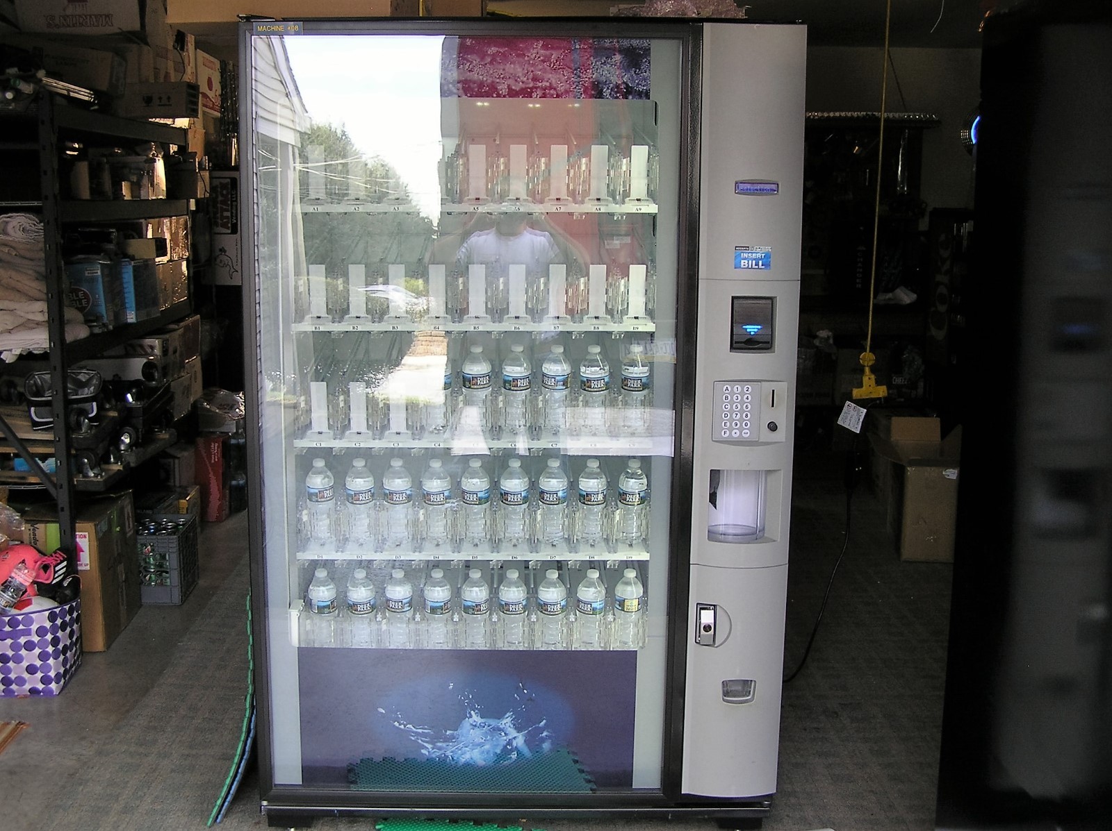 DIXIE NARCO BEV MAX 3, 4 / 3800 & 5800 DRINK MACHINE CREDIT CARD PANEL