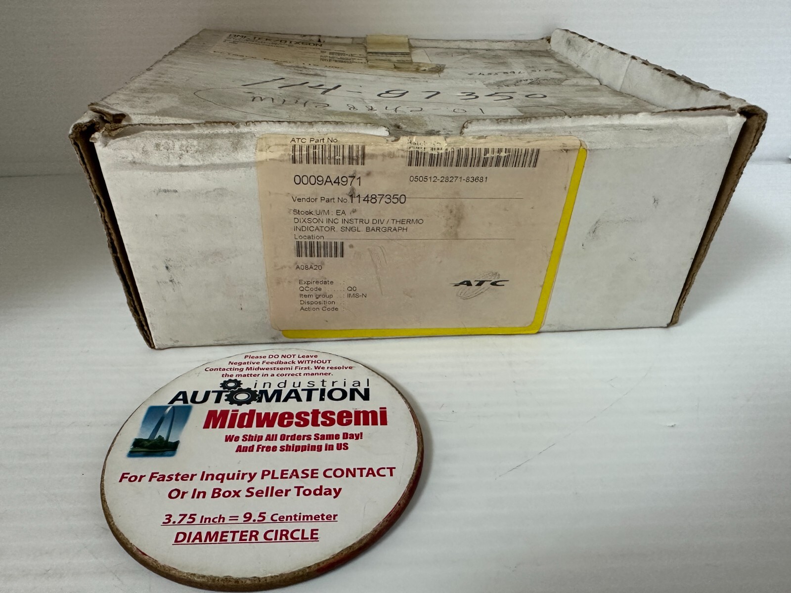 NEW AMETEK/DIXSON BBVGG3XXX1VDLXBX91825 1.5 5.000 INDICATOR SNGL BARGRAPH METER