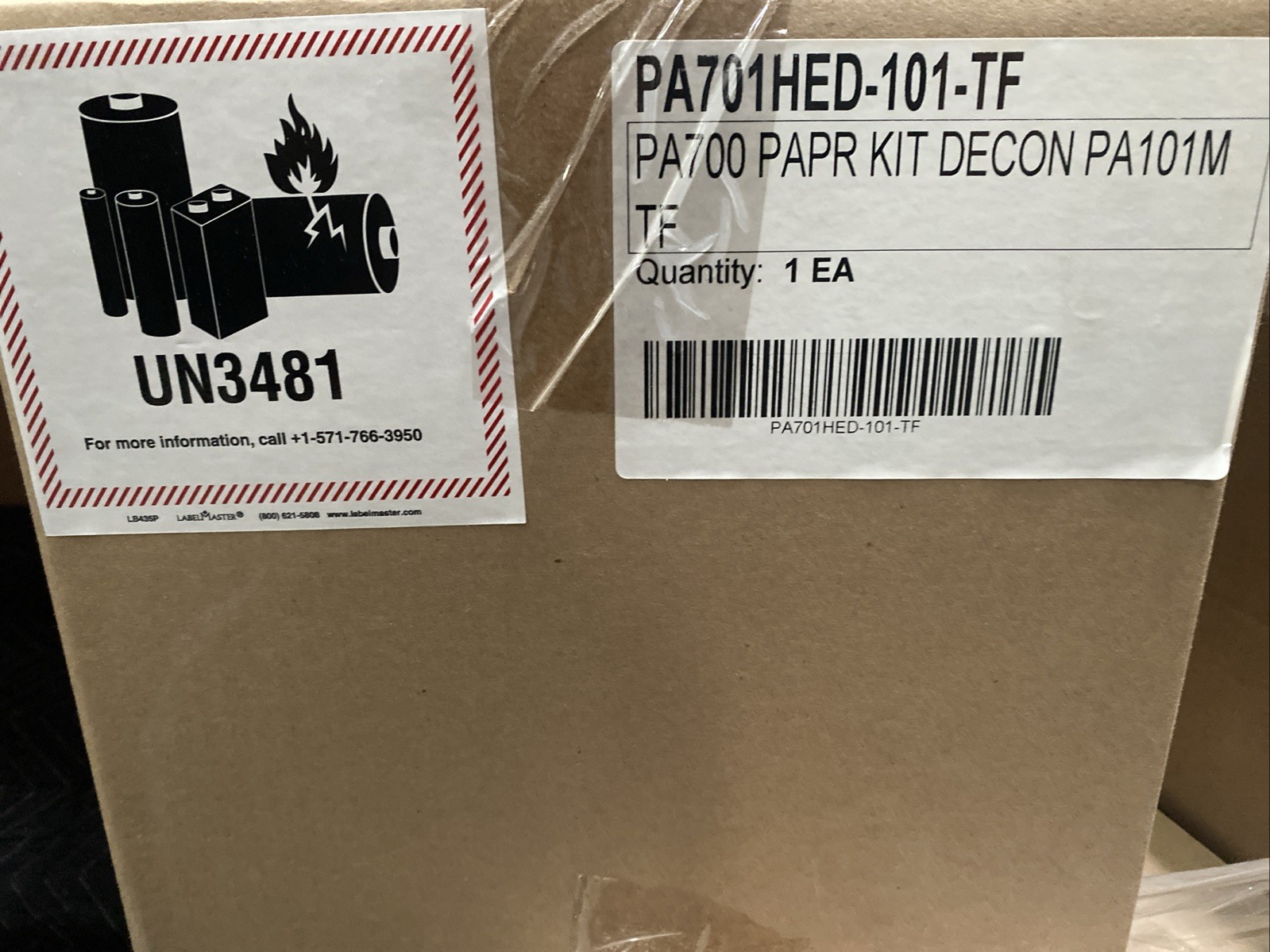 Honeywell Primair PA700 Powered air Purifying Respirator Kit (PA701HED101TF)