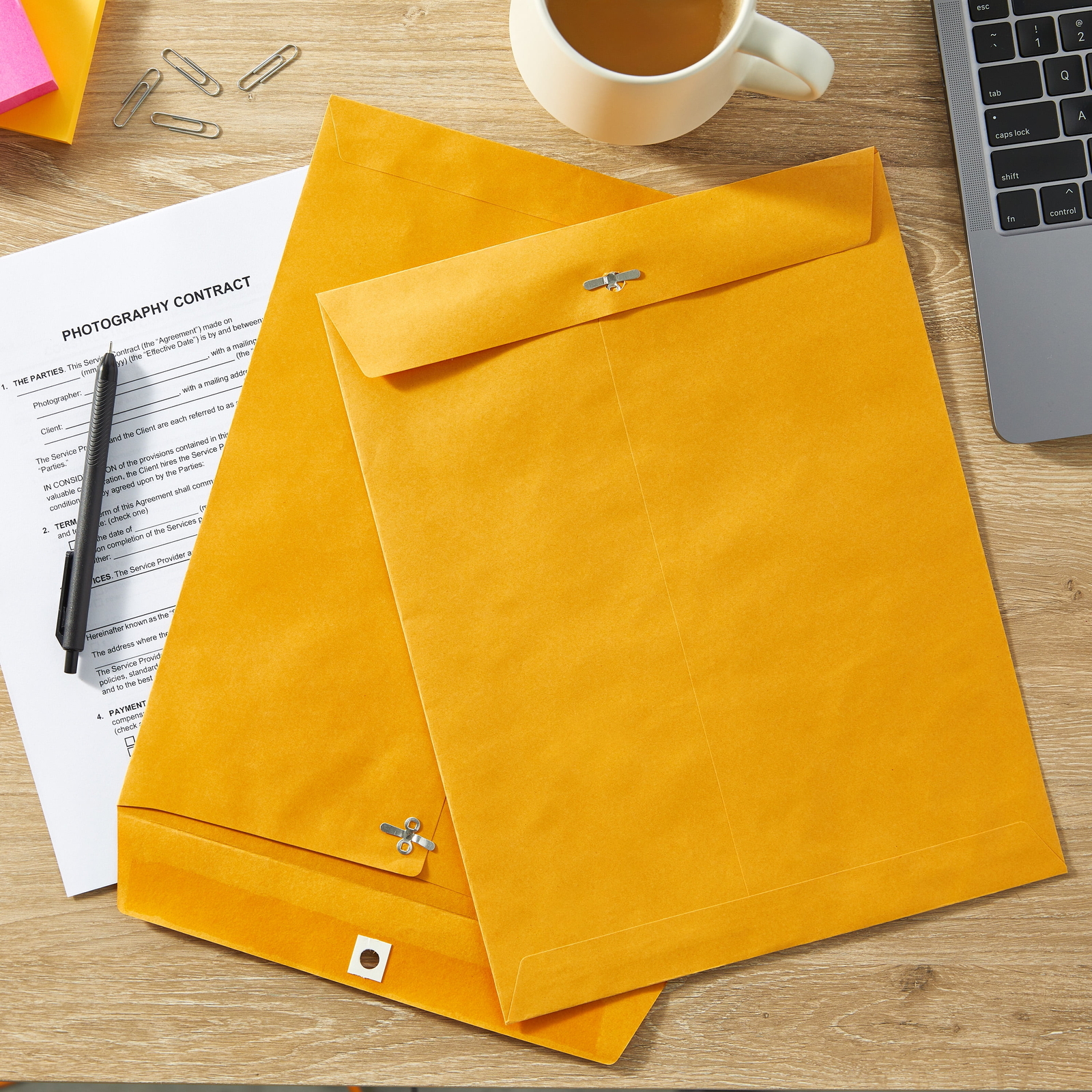 Pen+Gear Kraft Clasp Envelopes, 10 in x 13 in, 25 Count