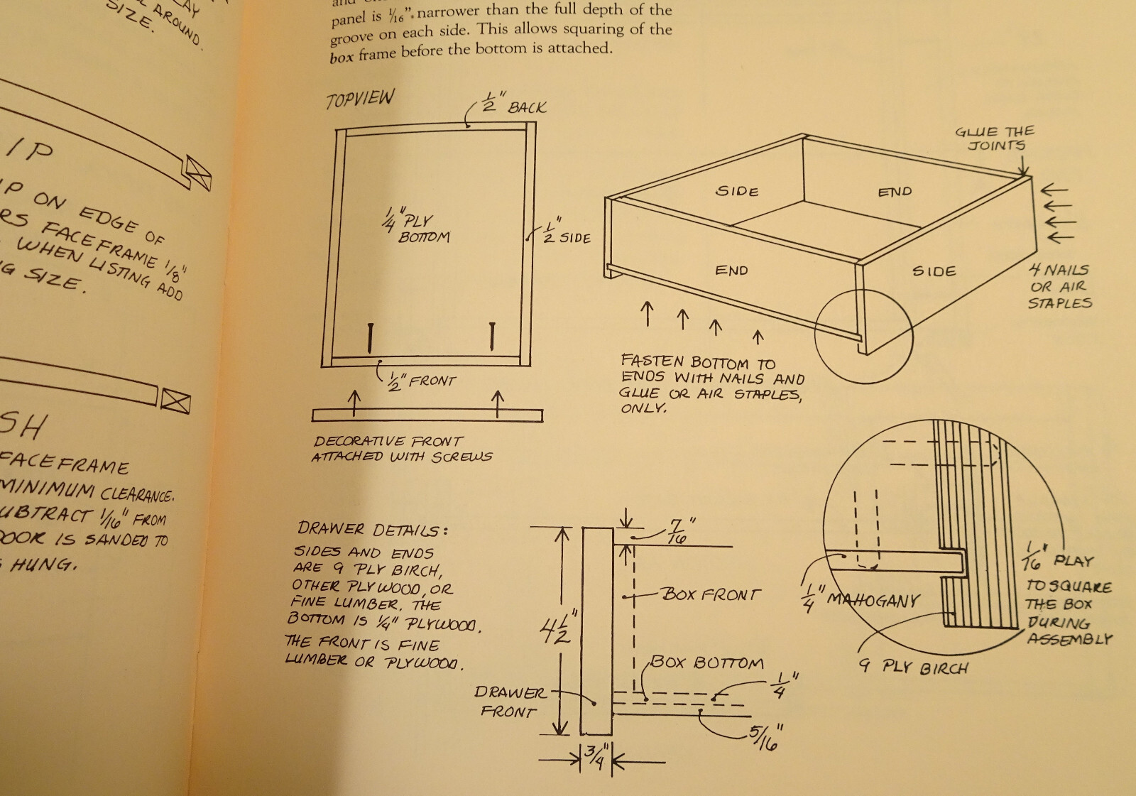 Commercial Cabinetmaking Procedures 1981 John Ward Make Your Own Cabinets !