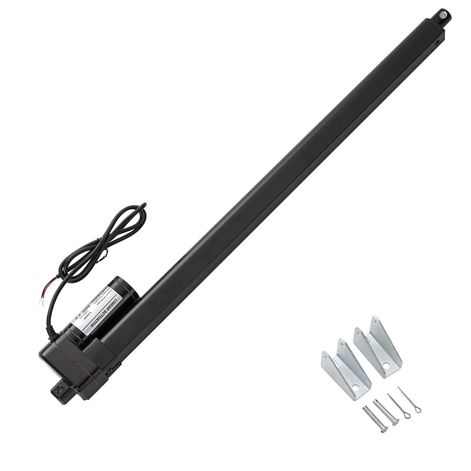 DC 12V 24V Electric Linear Actuator Cylinder Lift 1500N 3000N Stroke 2″~40″ Fast