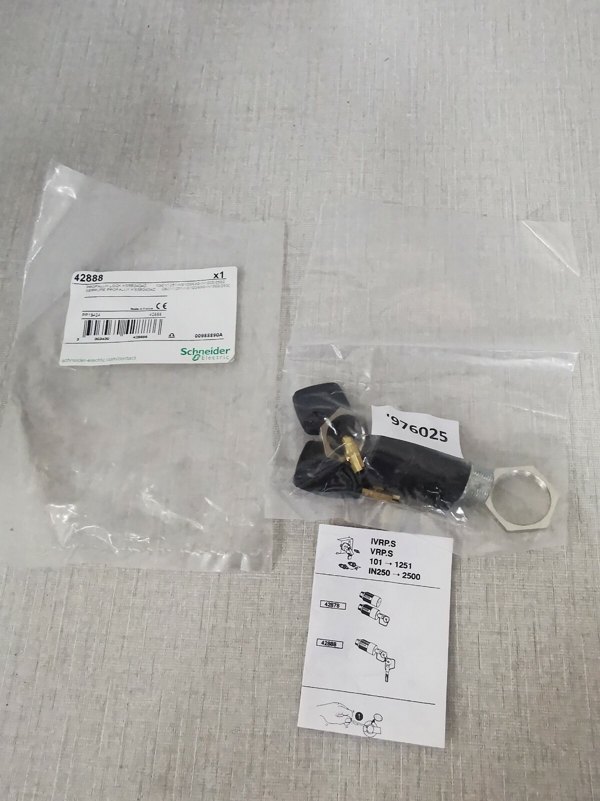 Schneider Electric 42888 PROFALUX LOCK PP19424 LOT 2PCS