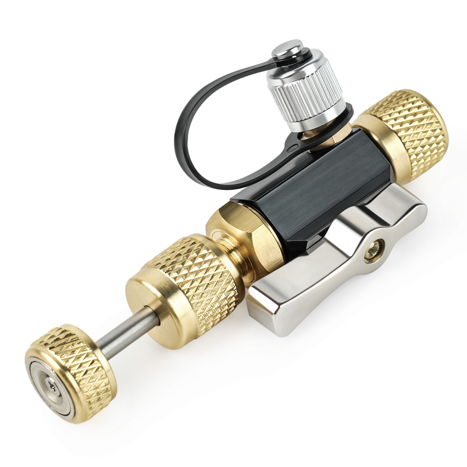 Mega Flow Vacuum Rated Valve Core Removal Tool for 1/4″ for R410A Split Systems