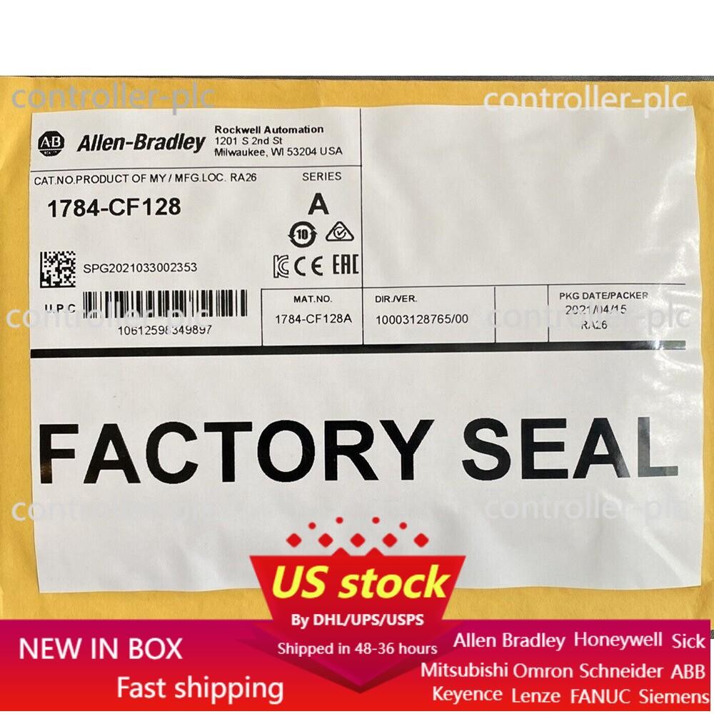 NEW Factory Sealed Allen Bradley 1784-CF128 Compact Flash Memory Card 1784CF128
