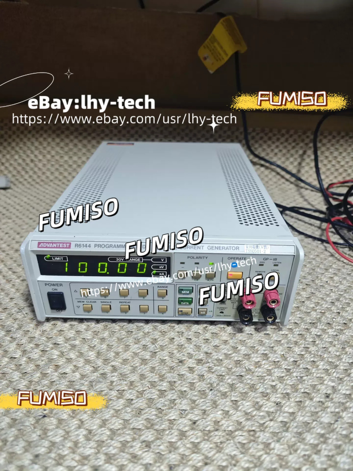 1PC USED Advantest R6144 Voltage Standard Source #lhy