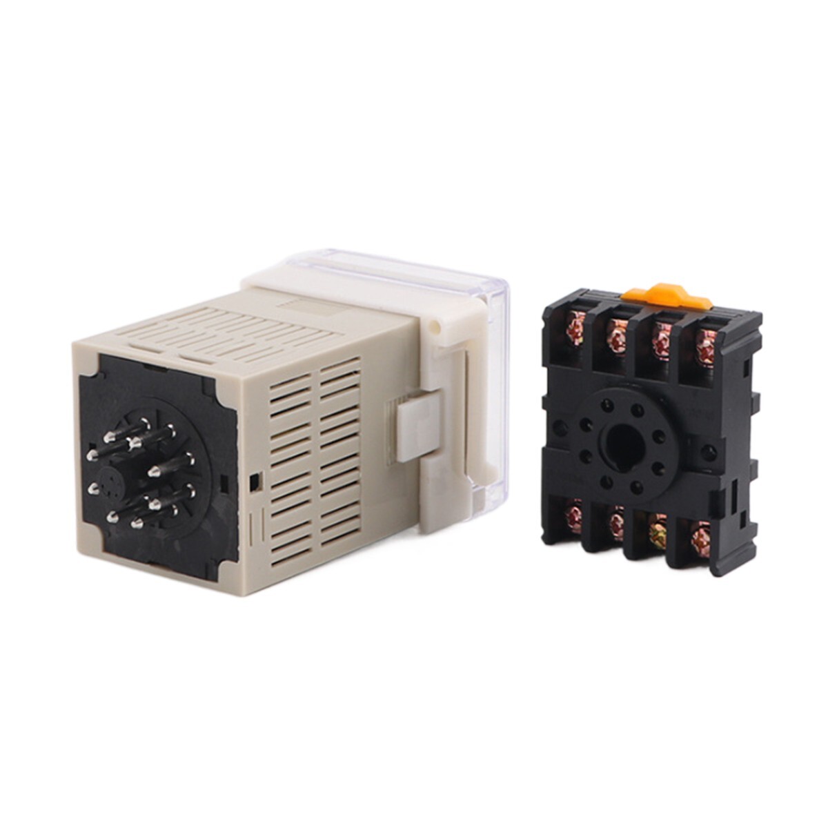 AC110V Programmable Time Delay Relay DH48S-S With Socket Base