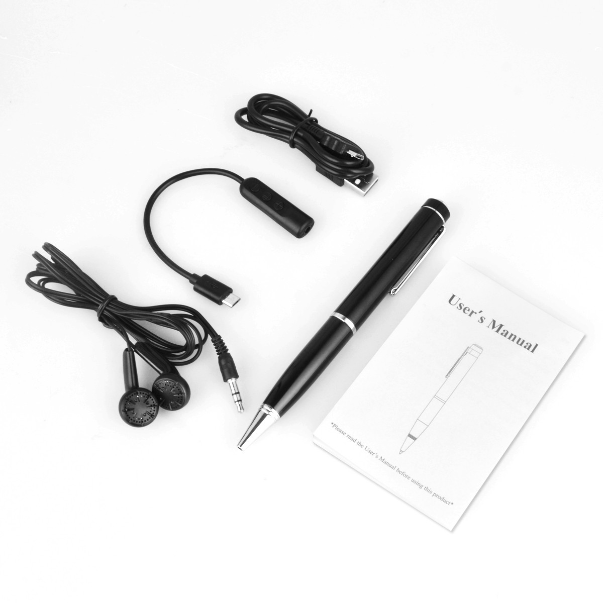 Digital Voice Activated Recorder Mini Audio Recording Pen Player Device 32GB -US