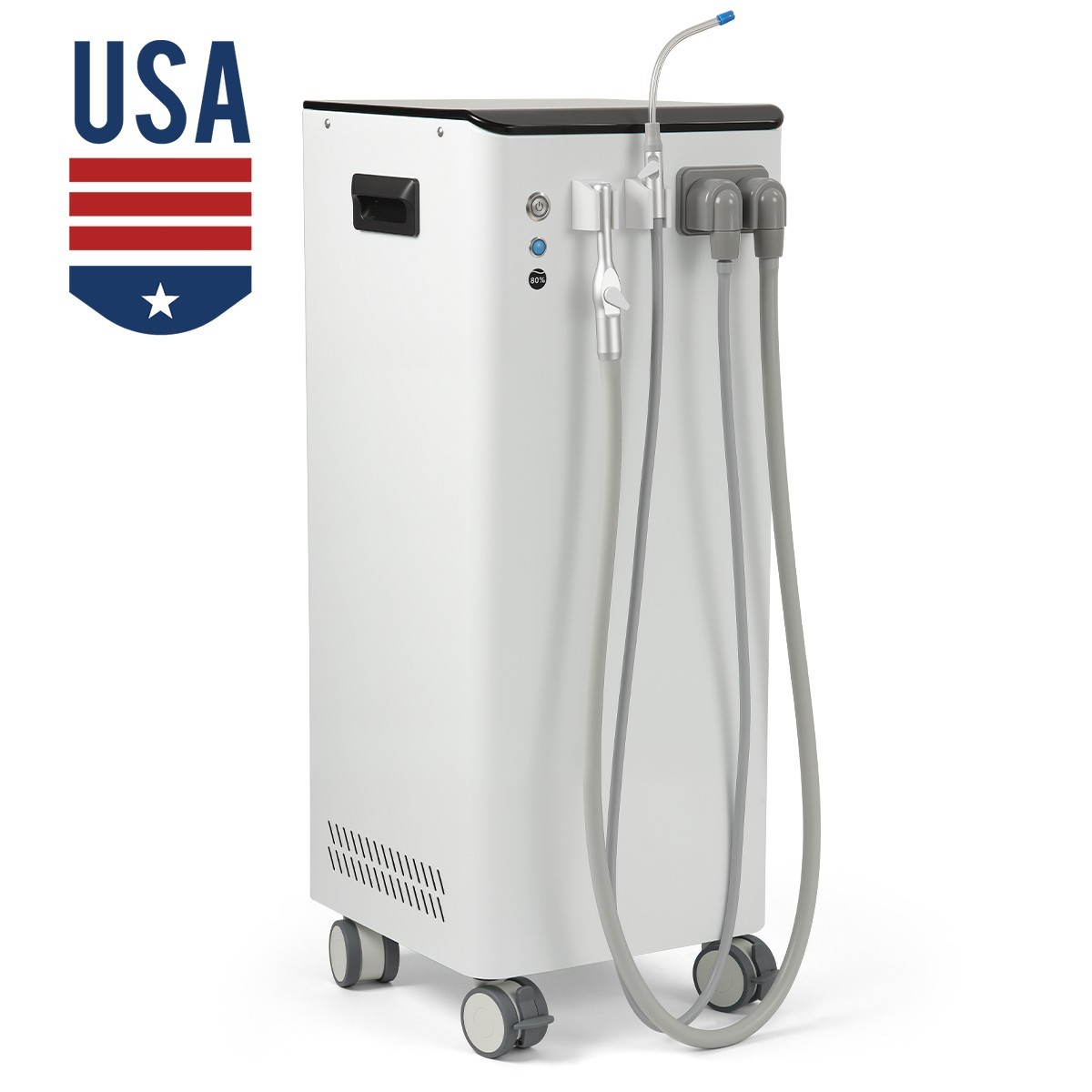 FDA Dental Silent Oil-Free Dental Air Compressor/Suction Machine Vacuum System