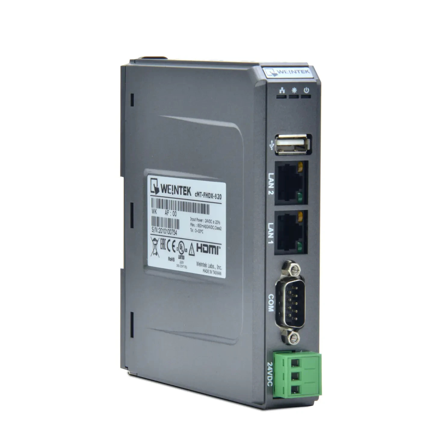 Weintek cMT-FHDX-820 Smart Server, Headless HMI