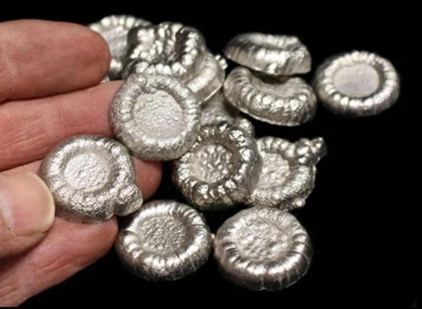 Electrolytic Nickel Rounds, 8 Pound Increments, Pro Grade Nickel Plating Anodes