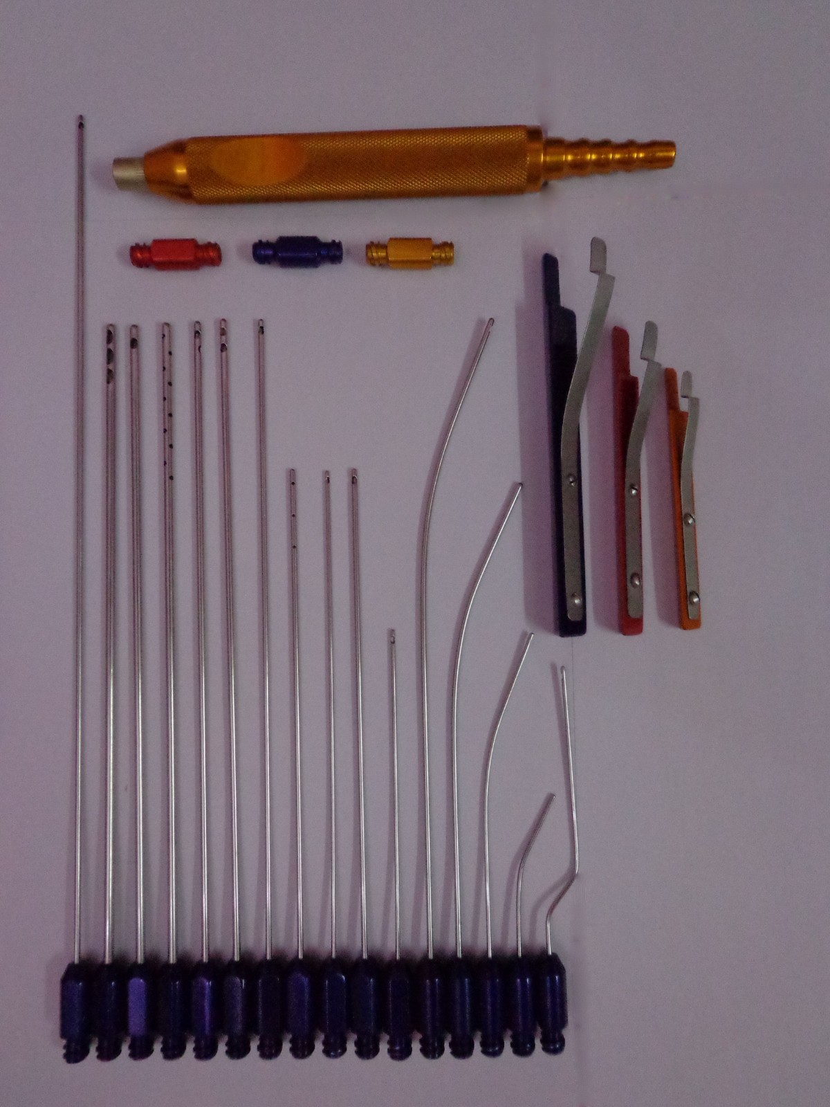 Liposuction Set of 23 Cannulas Fat Grafting Transplantation Best Quality A+ Kit