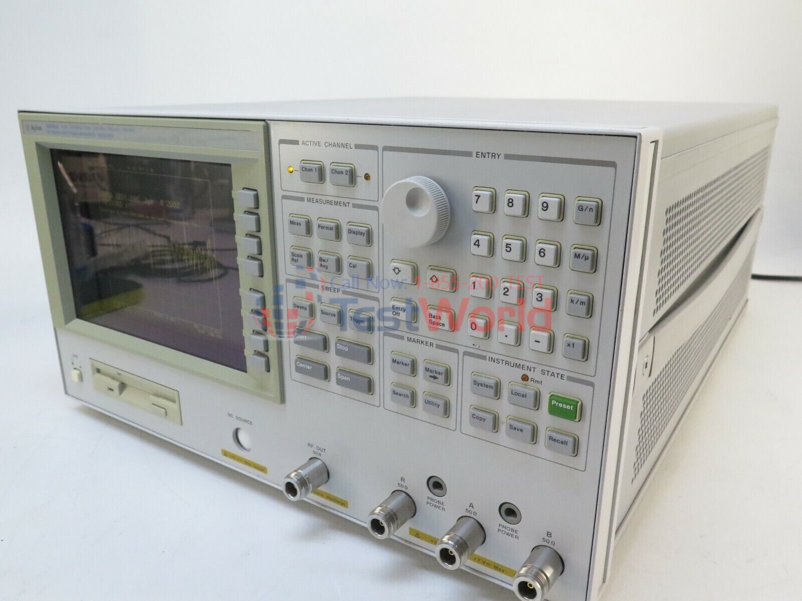 HP Agilent 4395A 10Hz-500MHz Network, Spectrum, Impedance Analyzer, 4395A-CFG009
