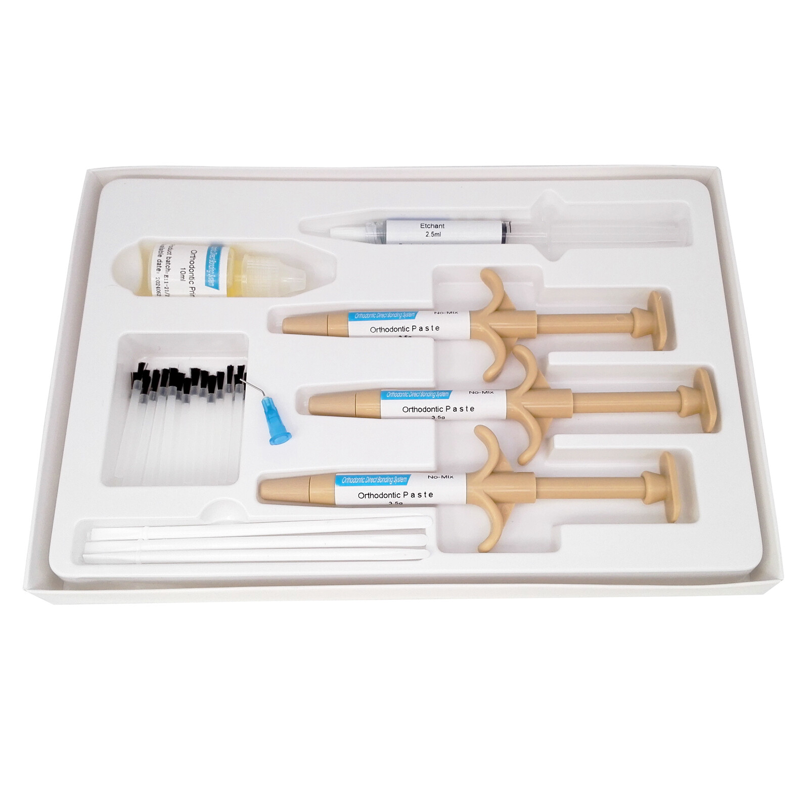Dental Composite Resin Adhesive Kit /Mini/No-Mix Bonding/Light Cure/Blue Glue