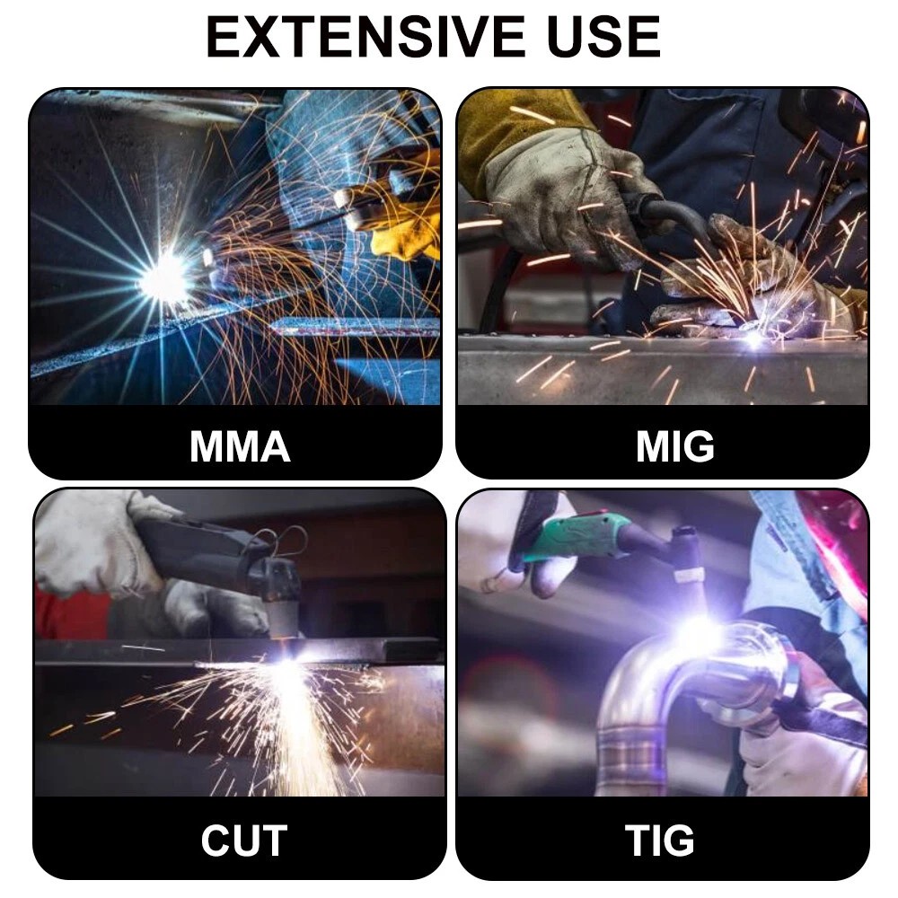 145A 110V 220V Gasless MIG Welder Dual Volt Flux Cored Wire IGBT Welding Machine