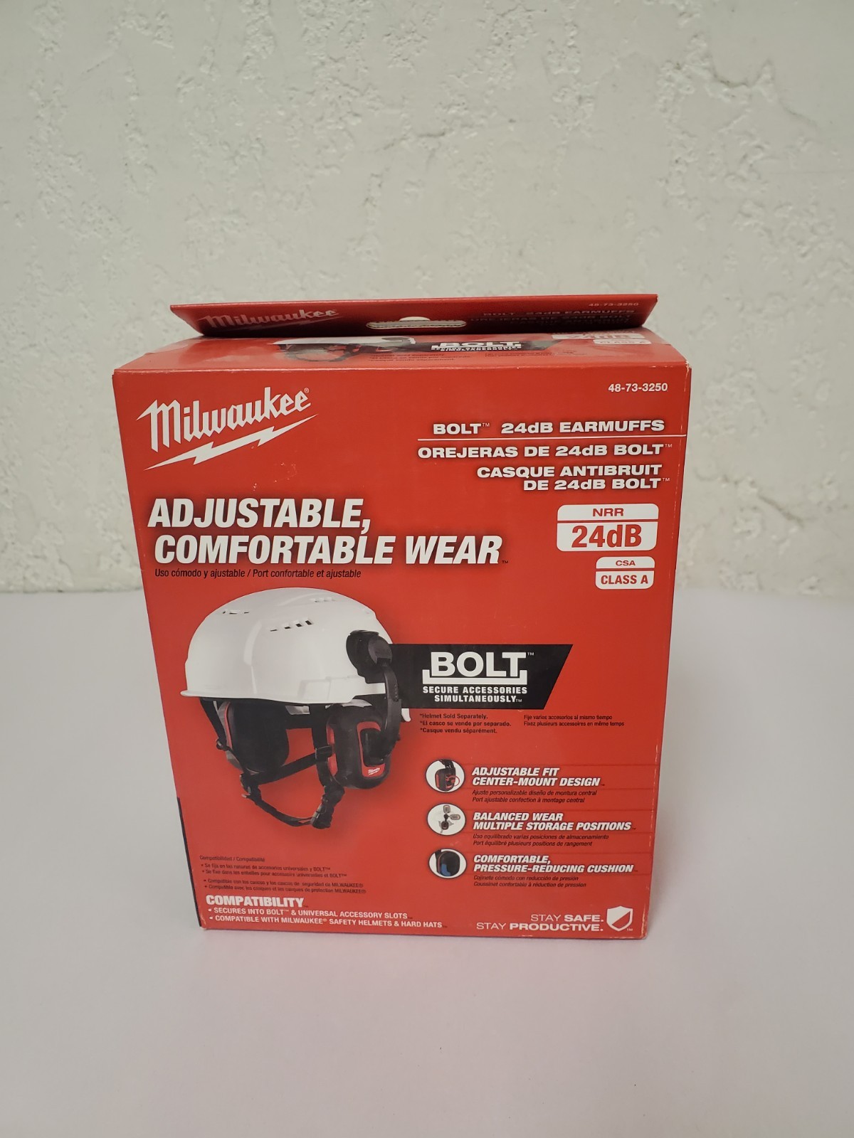 Milwaukee BOLT Earmuffs with Noise Reduction Rating of 24 dB (48-73-3250)