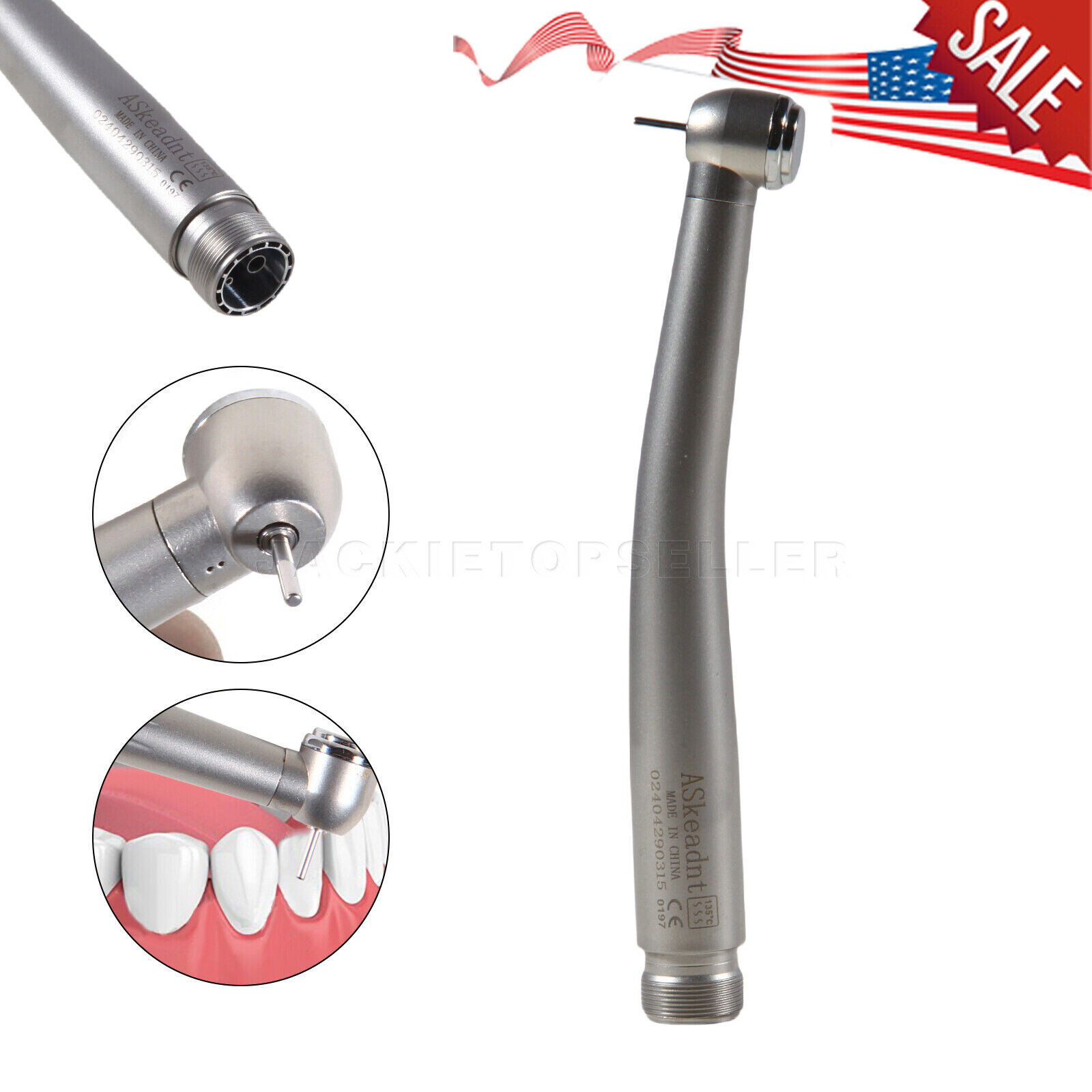 Turbina NSK PANA MAX Style Dental High Speed Handpiece Push Button 2 Hole Borden