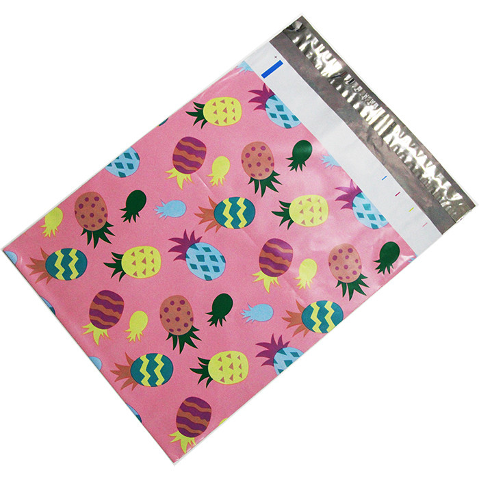 200 10×13 Pink Pineapple Designer Poly Mailers Envelopes Boutique Custom Bags