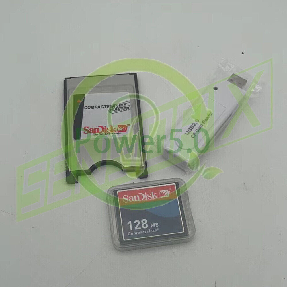 Reader FANUC 128MB/256/512/1G/2G CF Compact Flash Card+CF-PCMCIA Adapter+SSK~