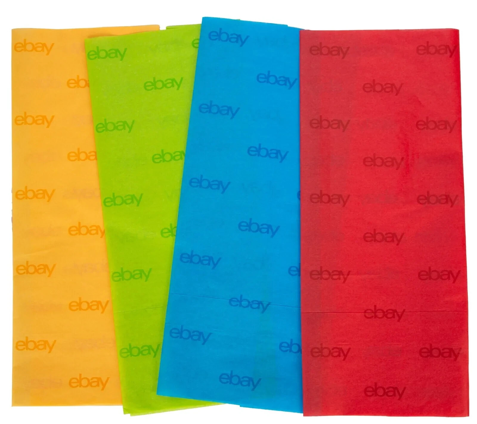 25 New EBAY Tissue Paper – Red, Blue, yellow and Green 20″ x 30″ sheets