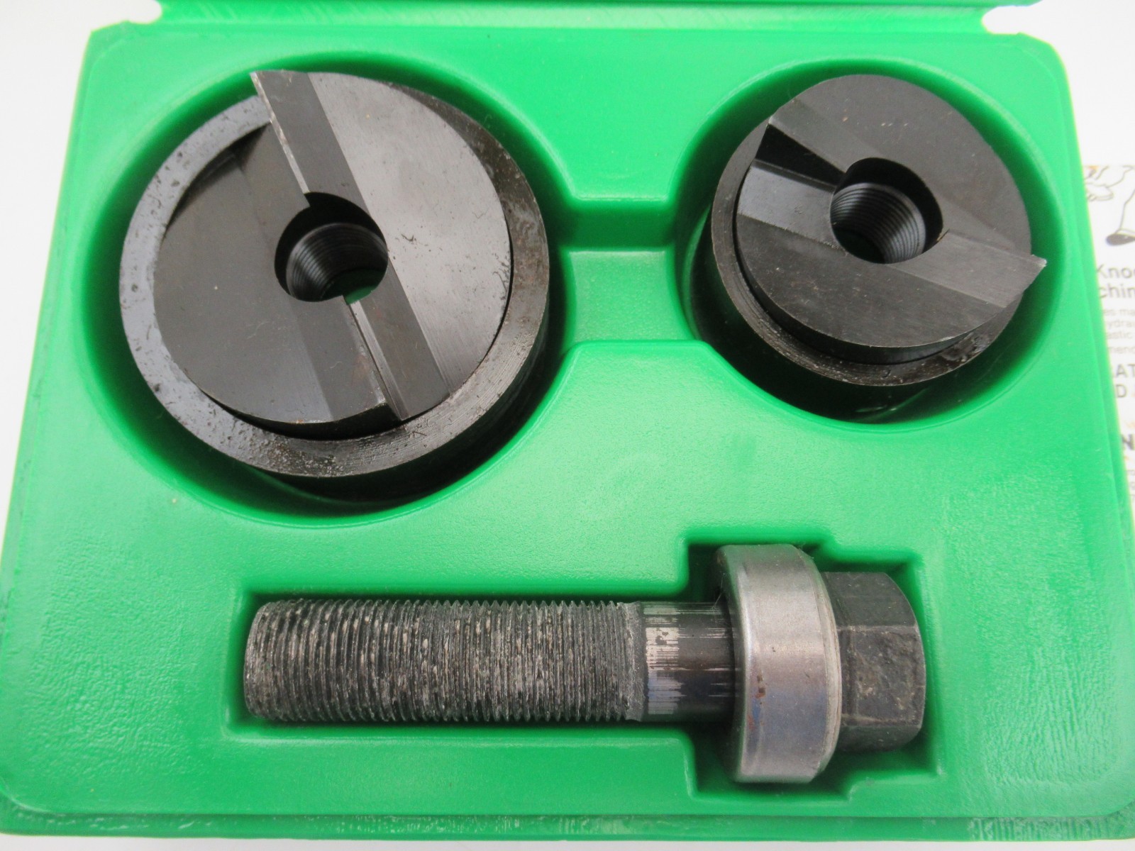 Greenlee Slug-Buster Knockout Punch Set Model 7237BB