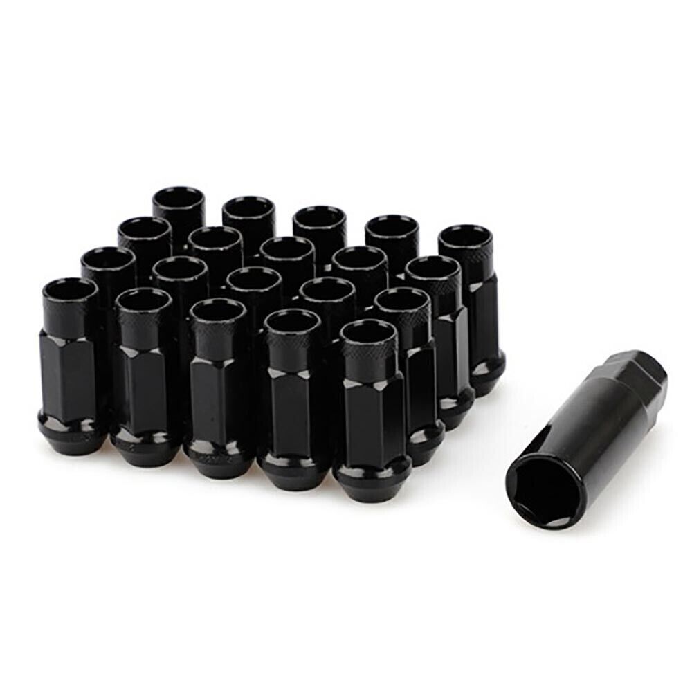 20PCS extended forged steel wheel tuner lug nuts open end light Wheel Nut Screw