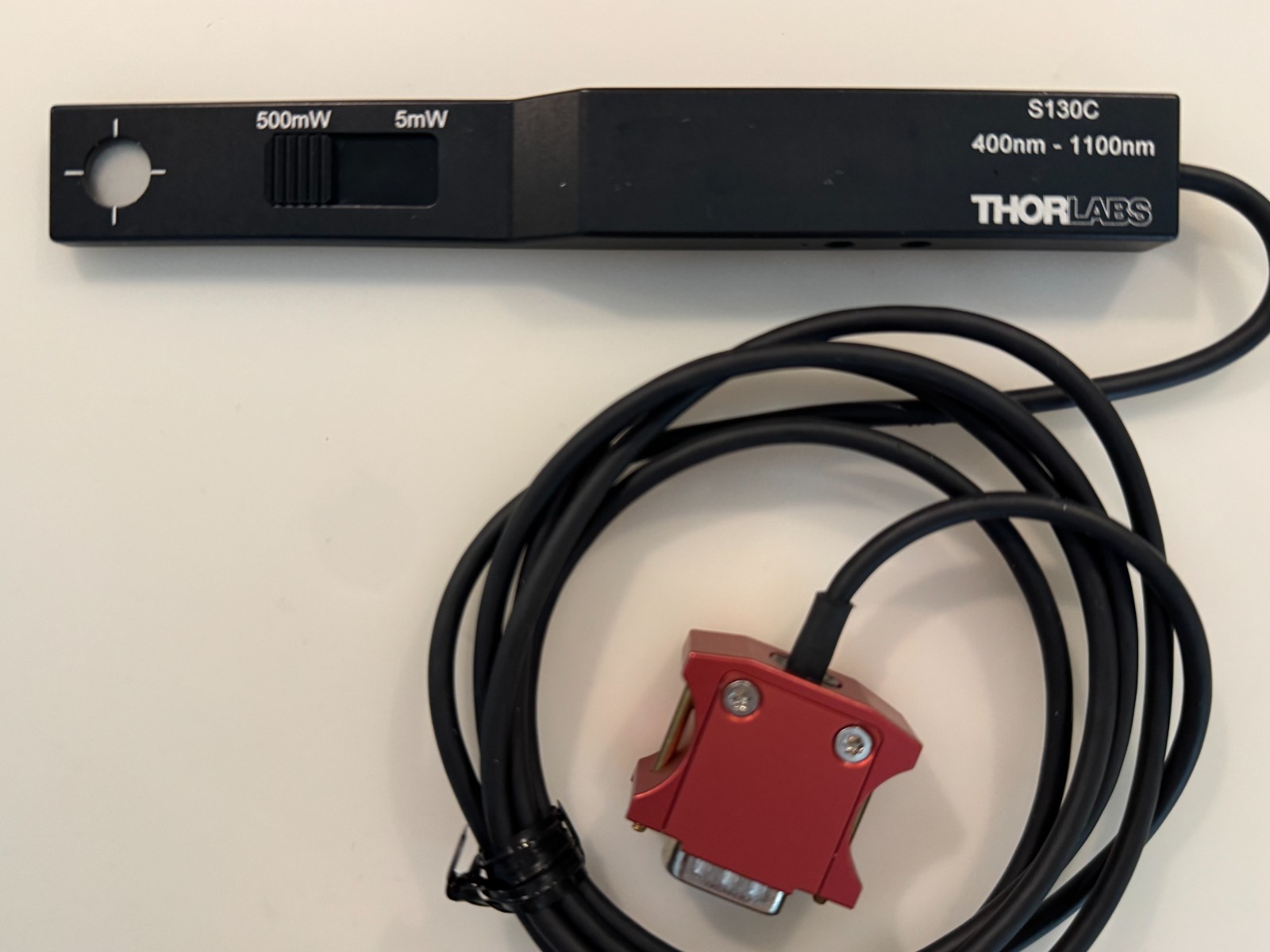 ThorLabs PM100D Compact Optical Power & Energy Meter Console w/Sensor S130C