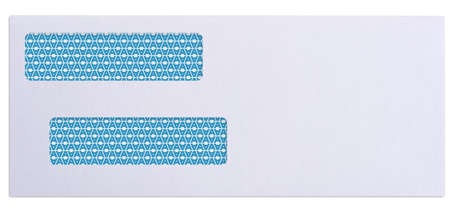 #8 Double Window Security Envelopes – Security Tinted – Gummed Closure (30181)